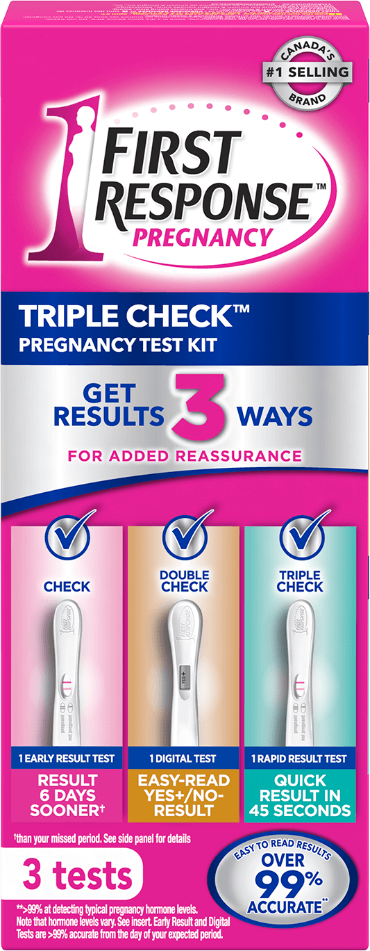 First Response Pregnancy Test 1's